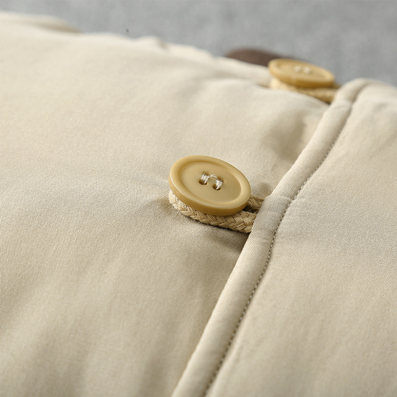 Wyściełana bawełniana kurtka męska o regularnym kroju