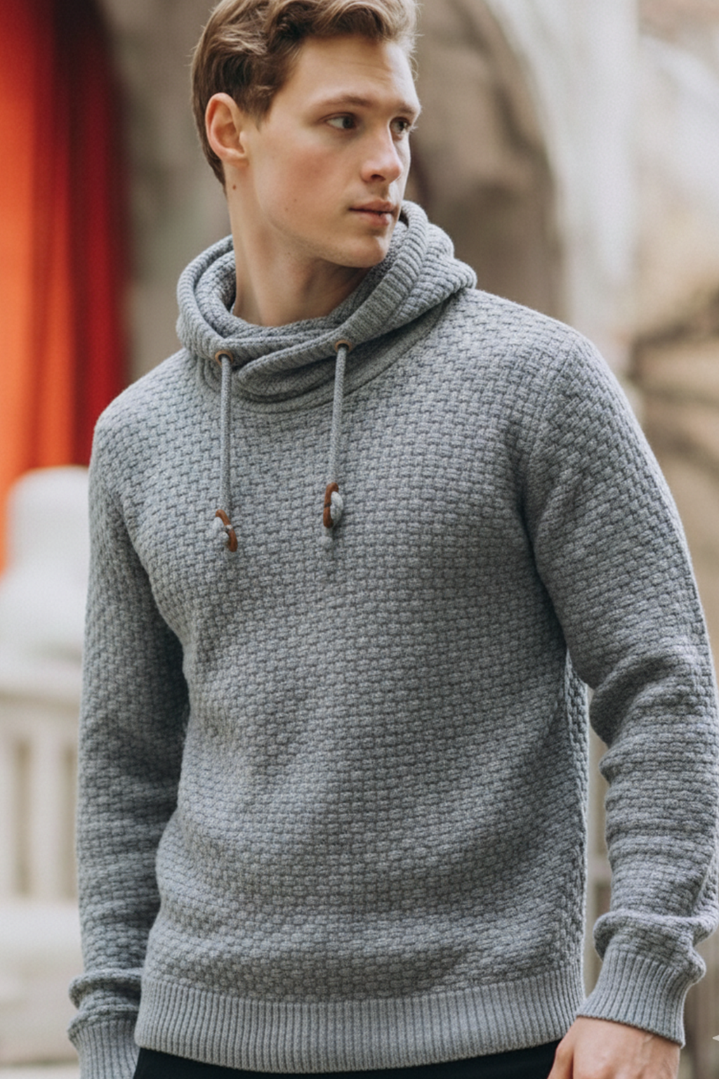 Bluza z Kapturem | Krzysztof – Szary