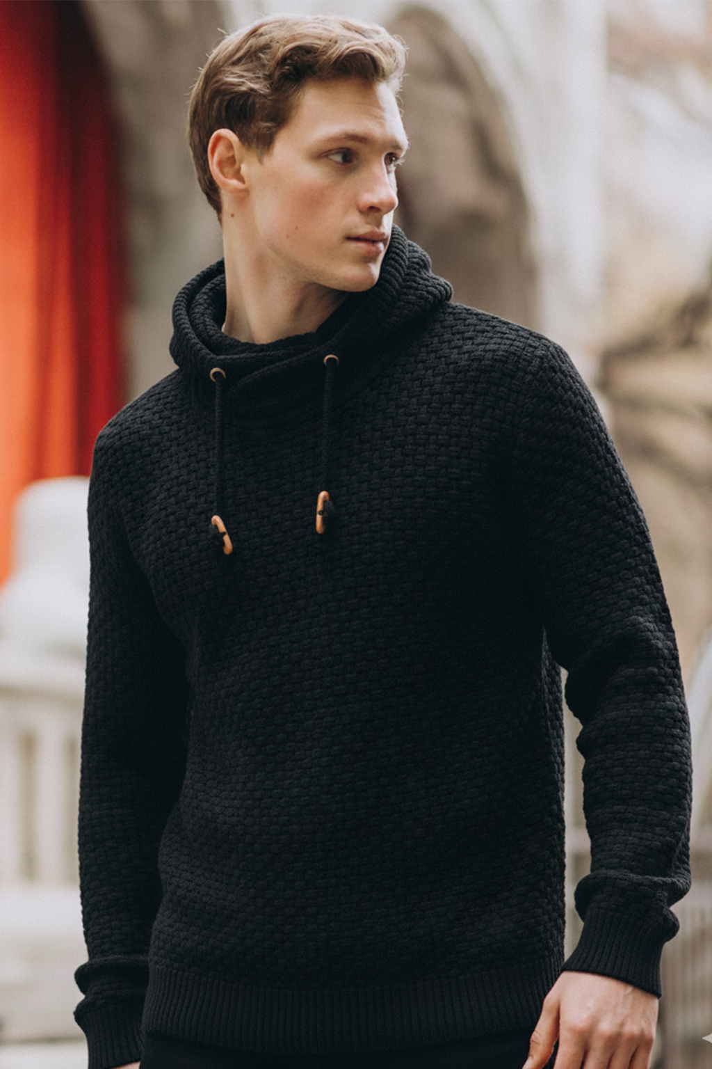 Bluza z Kapturem | Jakub – Czarny