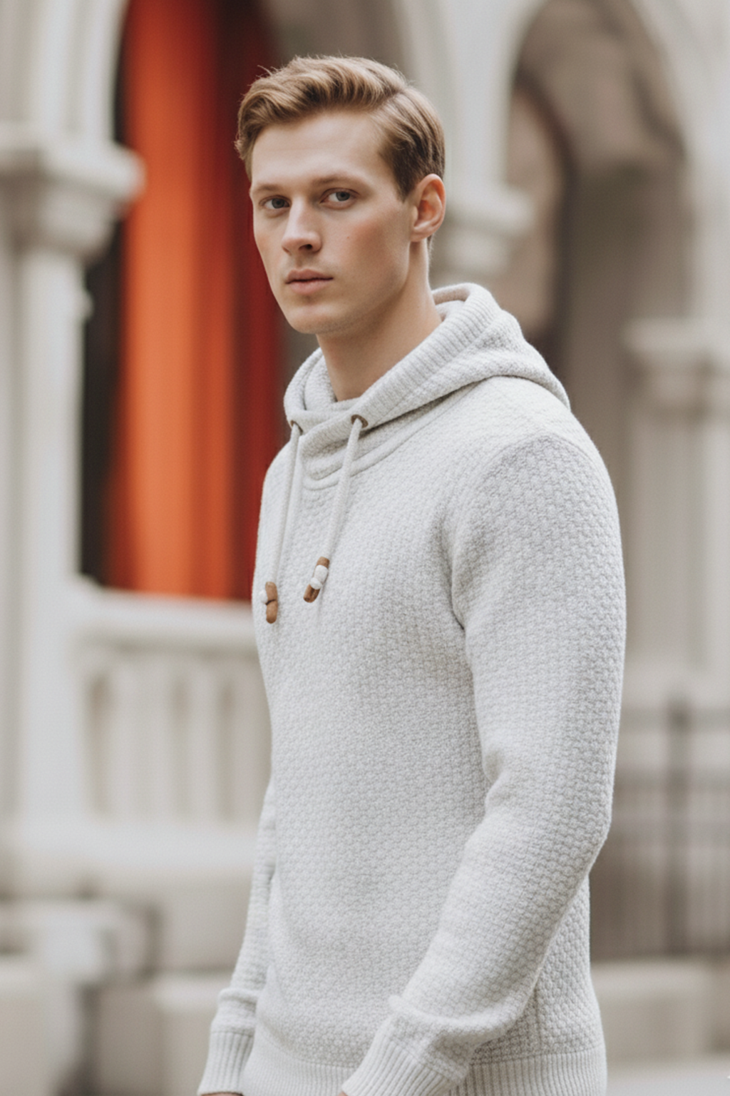 Bluza z Kapturem | Filip – Biały