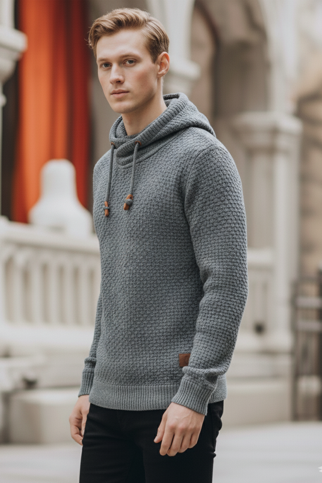 Bluza z Kapturem | Krzysztof – Szary