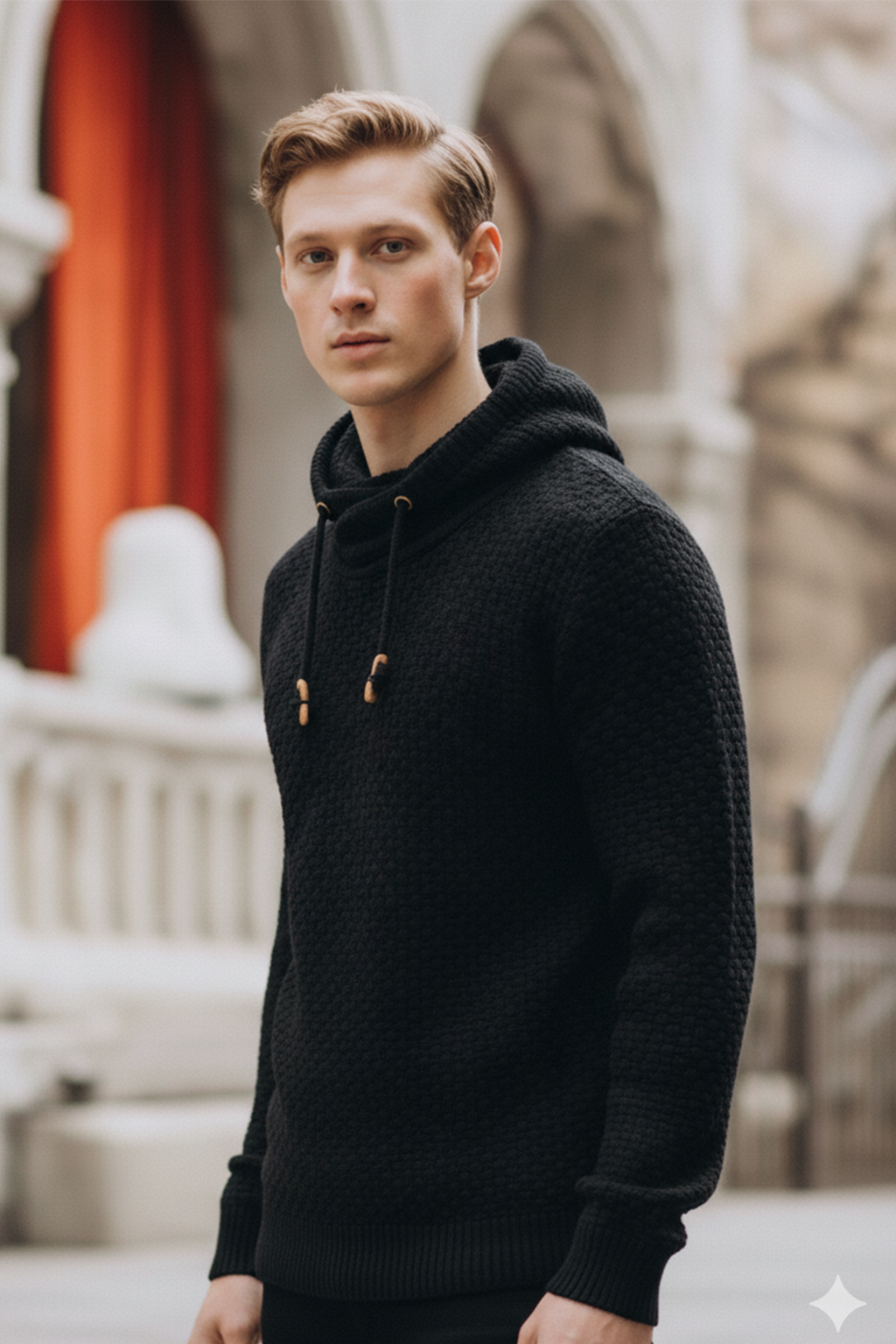 Bluza z Kapturem | Jakub – Czarny