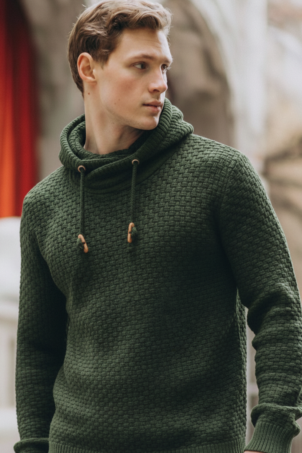 Bluza z Kapturem | Damian – Zielony