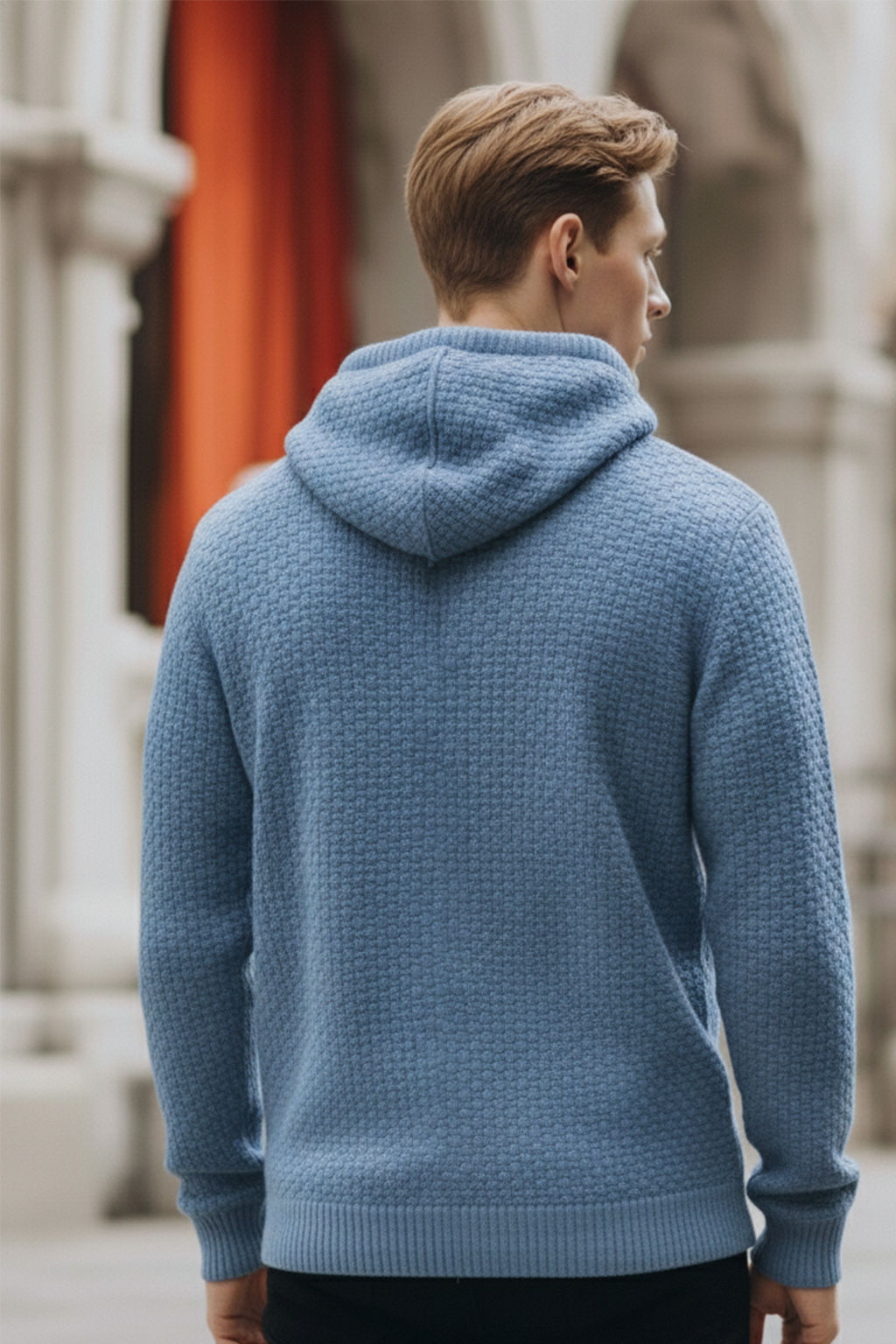 Bluza z Kapturem | Oskar – Jasnoniebieski