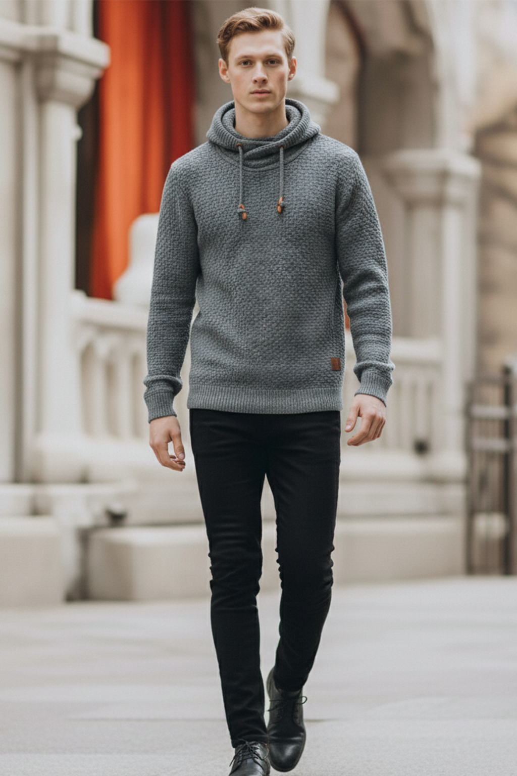 Bluza z Kapturem | Krzysztof – Szary