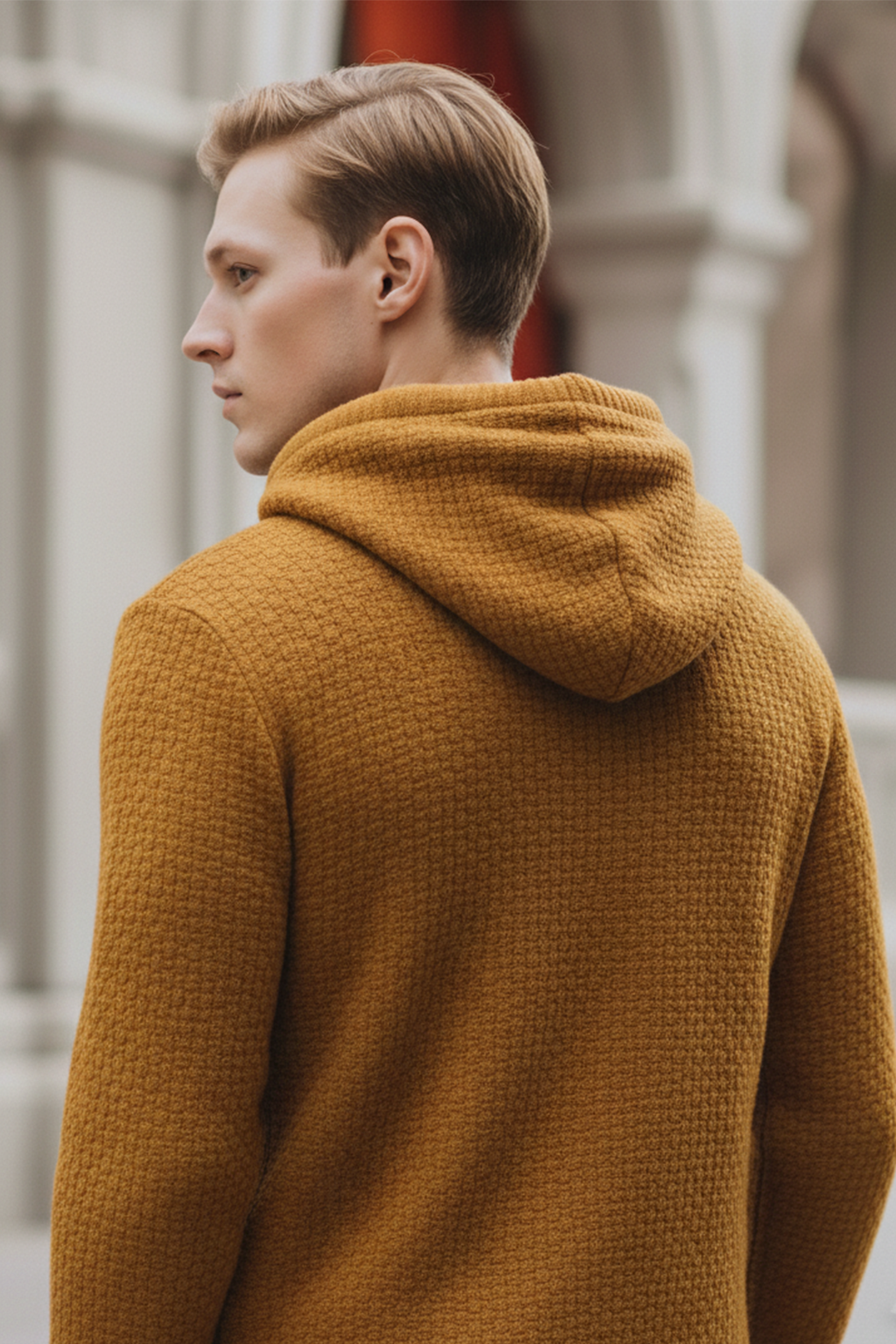 Bluza z Kapturem | Adrian – Musztardowy