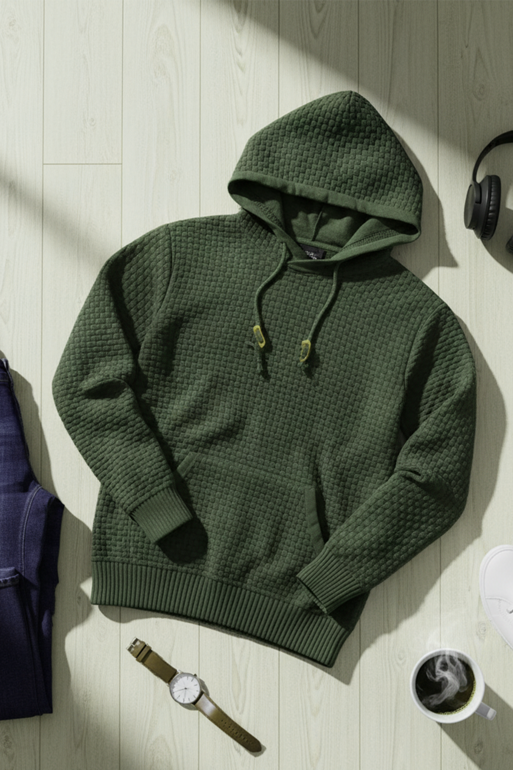 Bluza z Kapturem | Damian – Zielony