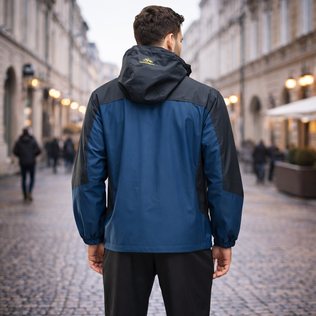 Wodoodporna Kurtka z Kapturem dla Mężczyzn