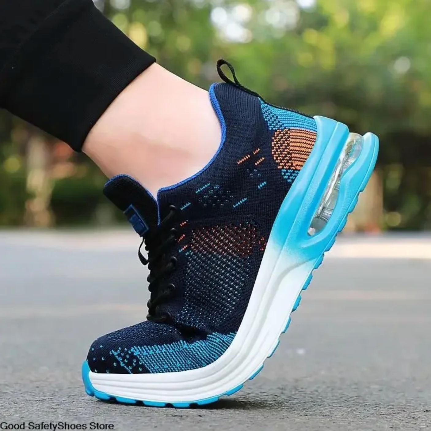 Dzianinowe buty do biegania z poduszką powietrzną dla mężczyzn