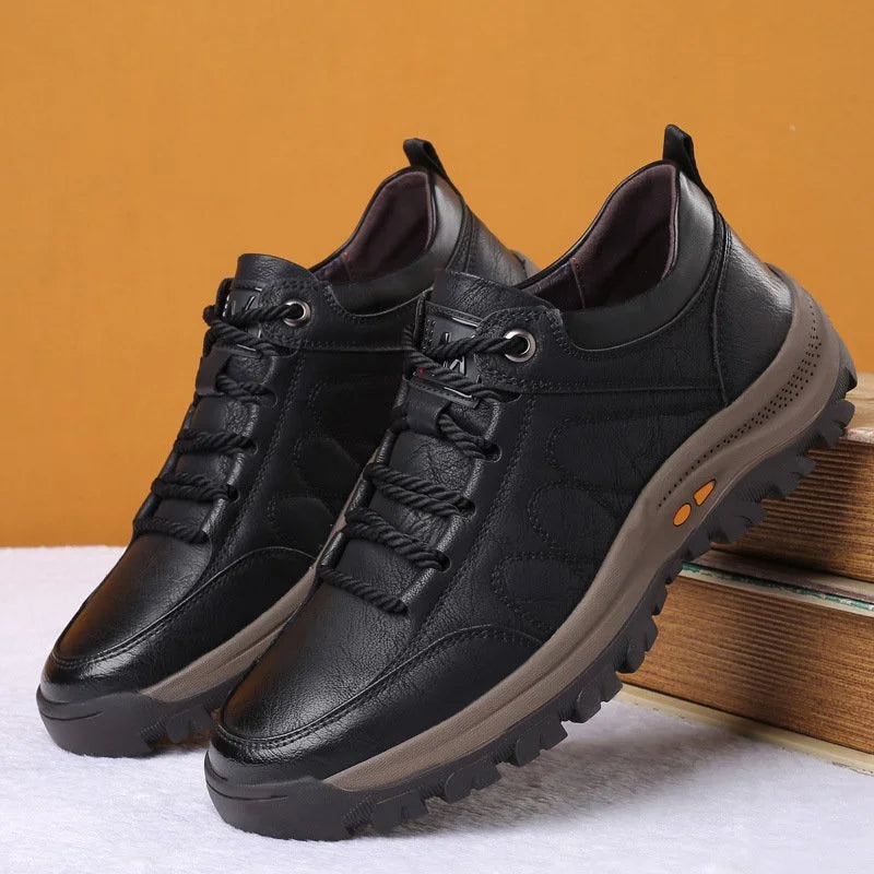 Teksturowane buty codzienne – wygodne buty męskie