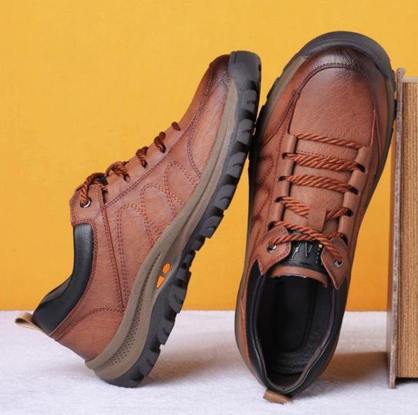 Teksturowane buty codzienne – wygodne buty męskie