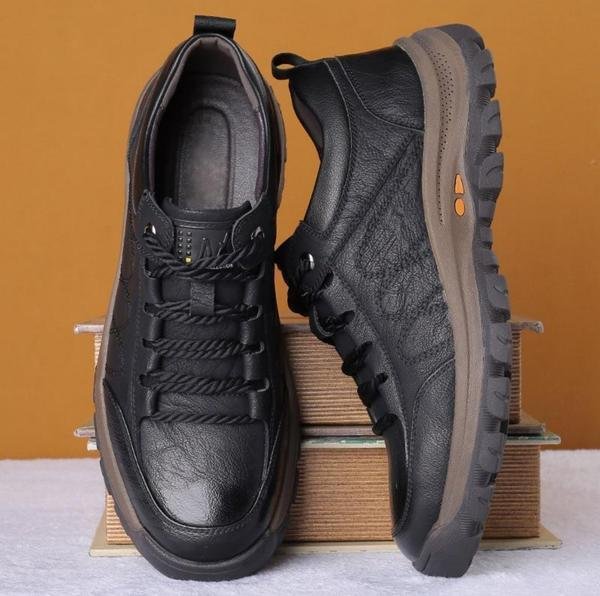 Teksturowane buty codzienne – wygodne buty męskie